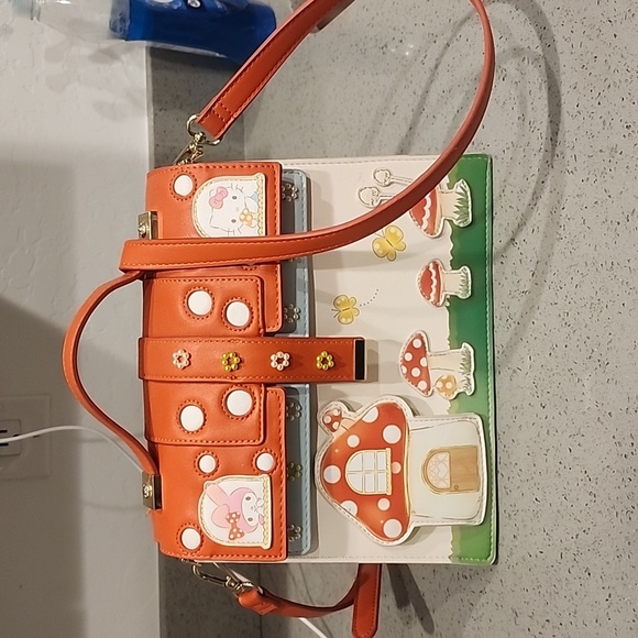 Sanrio Hello Kitty & Friends Mushroom House Crossbody Bag - BoxLunch Exclusive - Picture 1 of 4